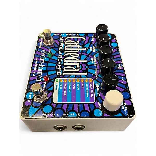 Used Electro-Harmonix Cathedral Stereo Reverb Effect Pedal