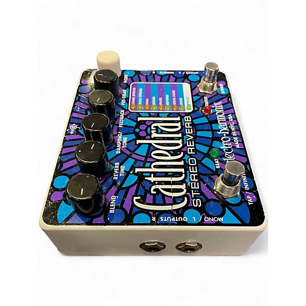 Used Electro-Harmonix Cathedral Stereo Reverb Effect Pedal