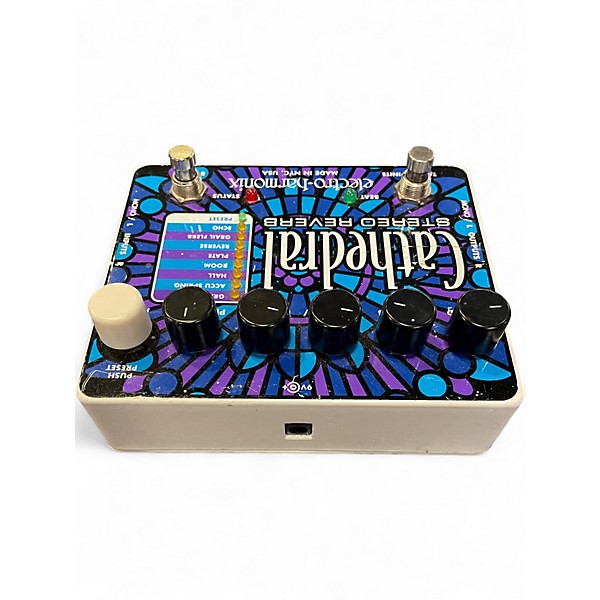 Used Electro-Harmonix Cathedral Stereo Reverb Effect Pedal