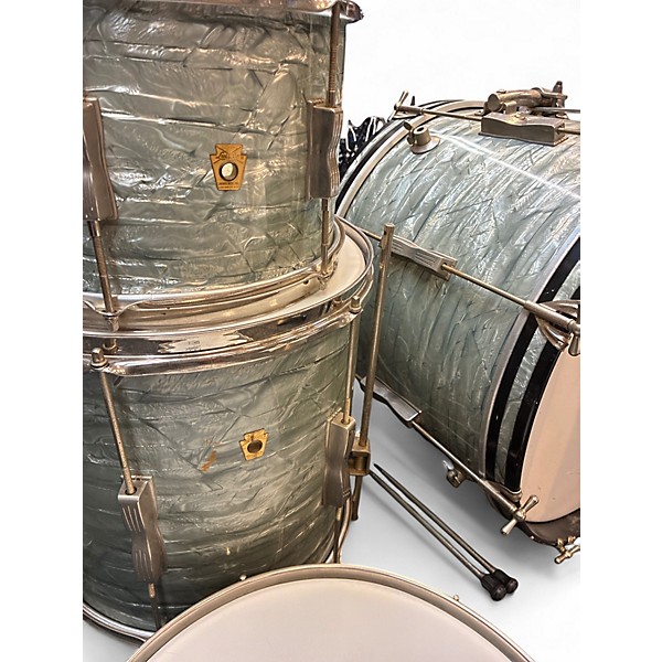 Used Ludwig 4 Piece Club Date MARINE PEARL Drum Kit