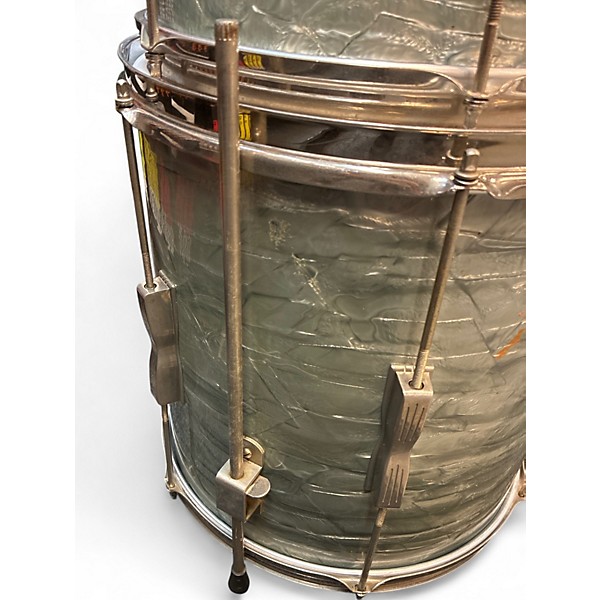 Used Ludwig 4 Piece Club Date MARINE PEARL Drum Kit