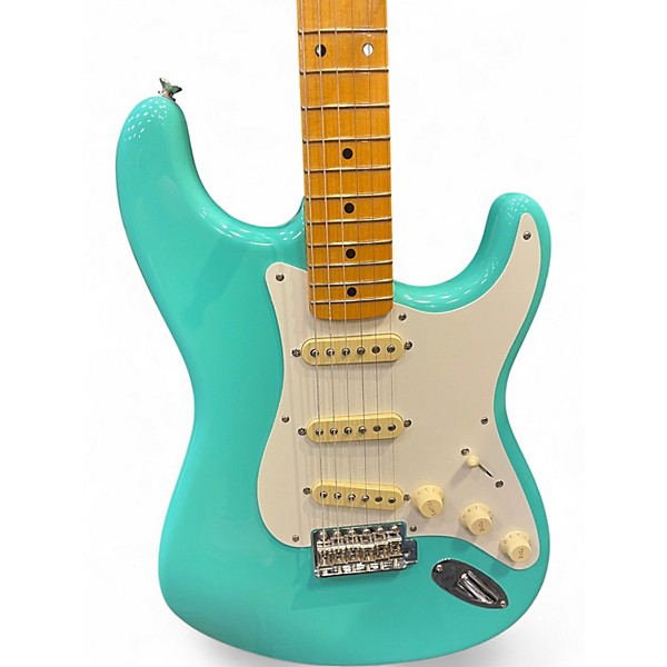 Used Fender 1957 American Vintage 2 Stratocaster Daphne Blue Solid Body Electric Guitar
