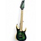 Used Ibanez RGDIX7MPB Surreal Blue Burst Green Solid Body Electric Guitar thumbnail