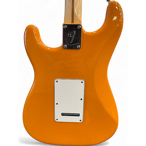Used Fender Player Stratocaster Capri Orange Solid Body Electric Guitar