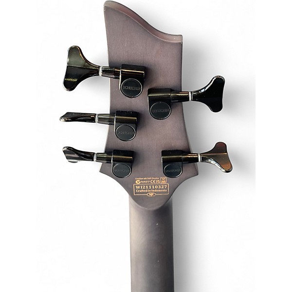 Used Schecter Guitar Research DIAMOND SERIES OMEN ELITE BLUE-BLACK BURST Electric Bass Guitar