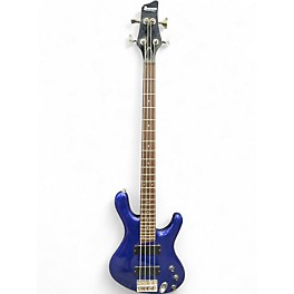 Used Ibanez Ergodyne edb300 Blue Electric Bass Guitar