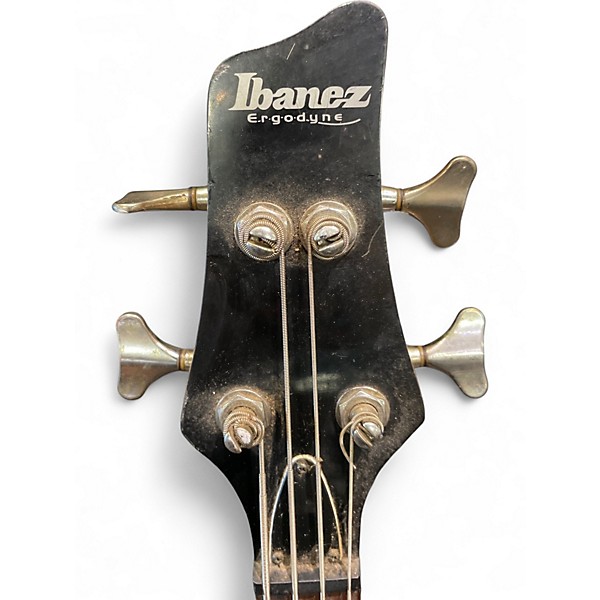 Used Ibanez Ergodyne edb300 Blue Electric Bass Guitar