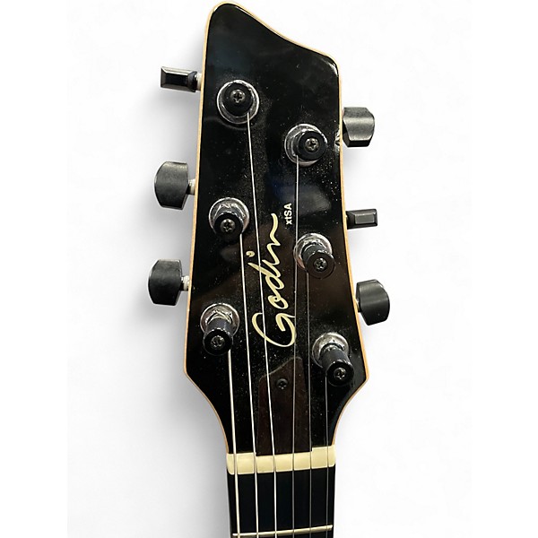 Used Godin XTSA Trans Black Solid Body Electric Guitar