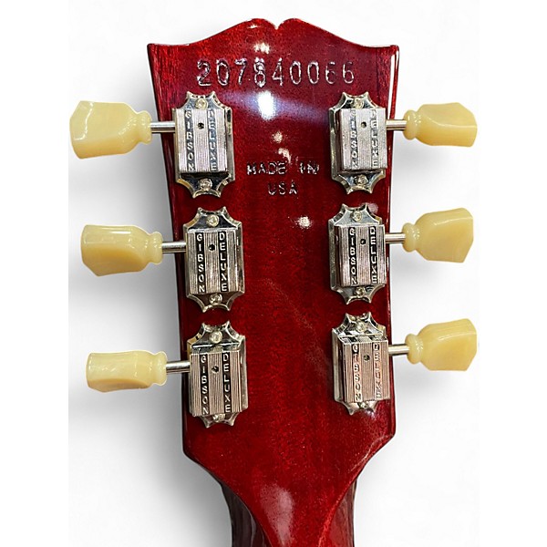 Used Gibson Les Paul Deluxe Wine Red Solid Body Electric Guitar