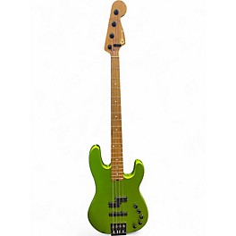 Used Charvel PRO MOD SAN DIMAS PJ BASS LIME GREEN Electric Bass Guitar