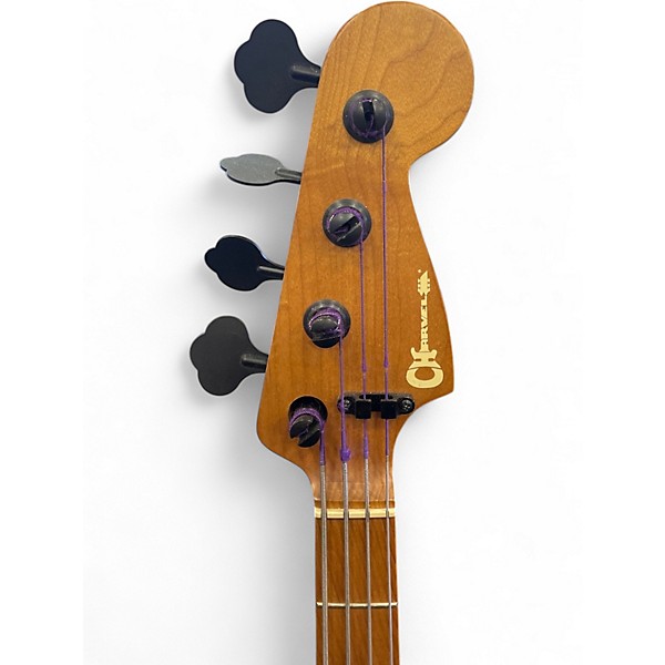 Used Charvel PRO MOD SAN DIMAS PJ BASS LIME GREEN Electric Bass Guitar