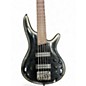 Used Ibanez SR305 5 String Black and Silver Electric Bass Guitar