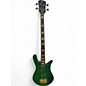 Used Spector Euro4 LX DW TRANS GREEN QUILT Electric Bass Guitar thumbnail