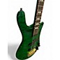 Used Spector Euro4 LX DW TRANS GREEN QUILT Electric Bass Guitar
