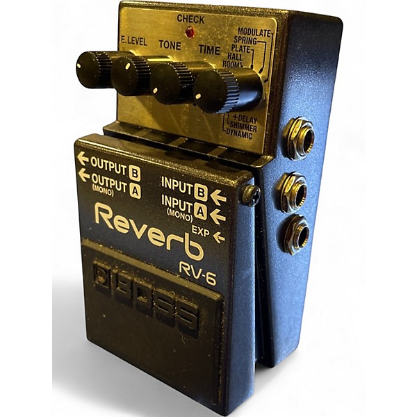 Used BOSS RV6 Digital Reverb Effect Pedal