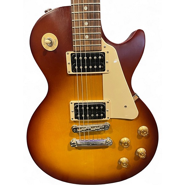 Used Gibson Les Paul Tribute 2 Tone Sunburst Solid Body Electric Guitar