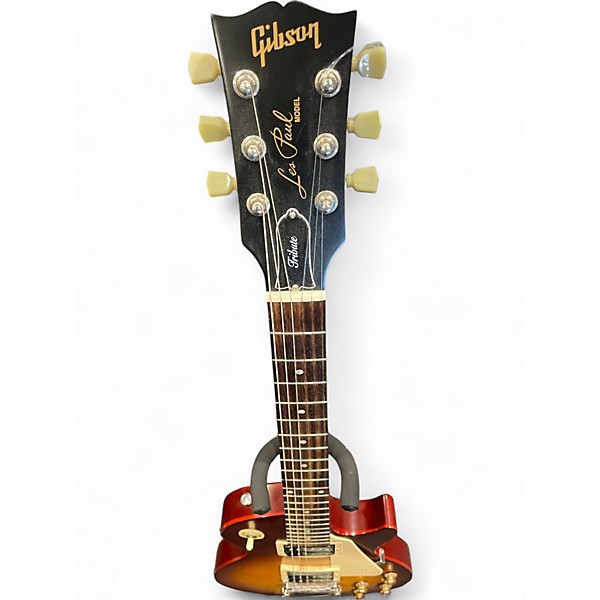Used Gibson Les Paul Tribute 2 Tone Sunburst Solid Body Electric Guitar