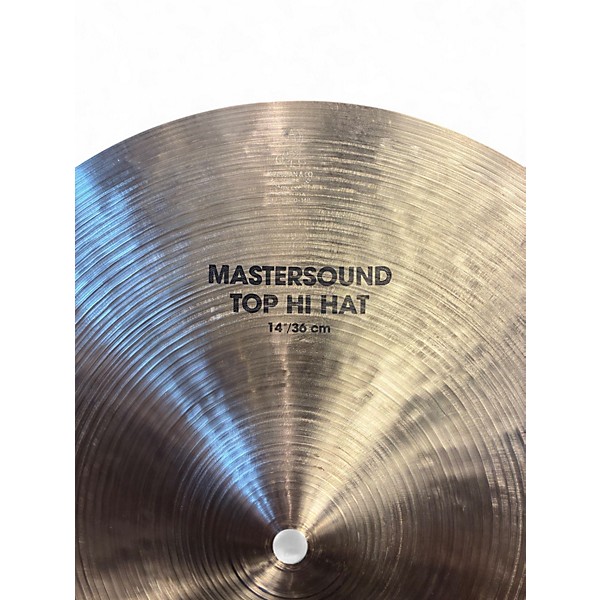 Used Zildjian 14in K Mastersound Hi Hat Top Cymbal