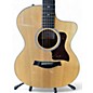 Used Taylor 214CE Deluxe Natural Acoustic Electric Guitar