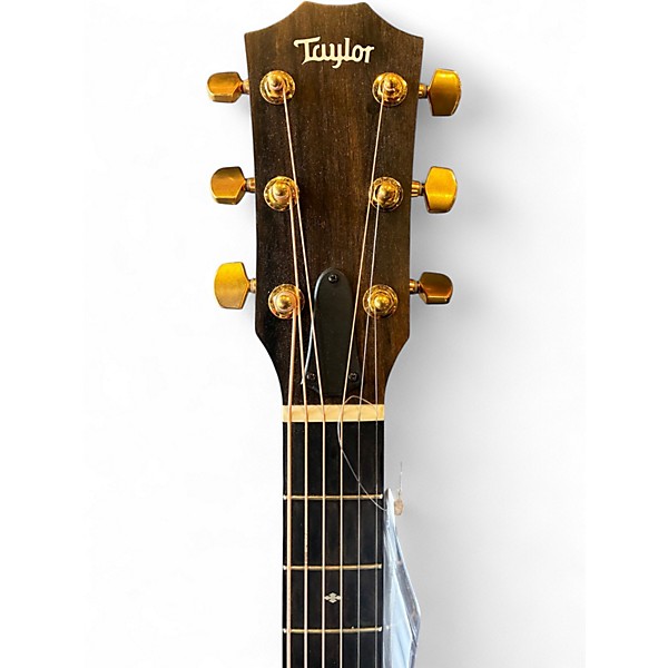 Used Taylor 214CE Deluxe Natural Acoustic Electric Guitar