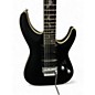 Used Schecter Guitar Research Damien Platinum Black Solid Body Electric Guitar