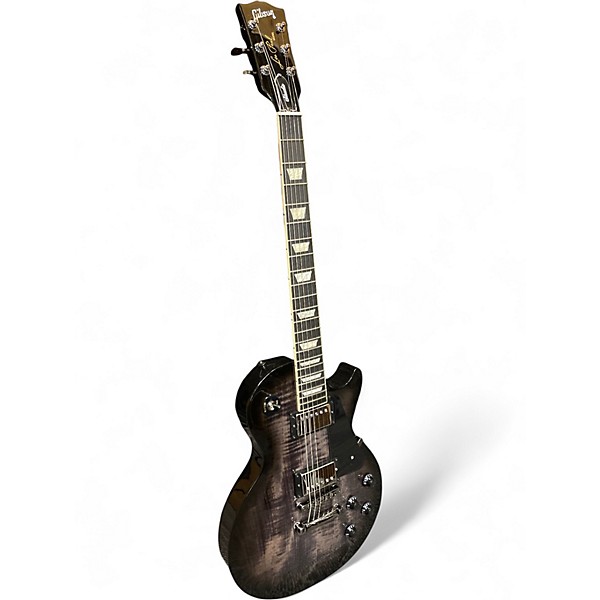 Used Gibson Les Paul Session Studio Trans Black Solid Body Electric Guitar