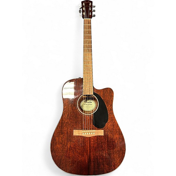 Used Fender CD60SCE Mahogany Mahogany Acoustic Electric Guitar