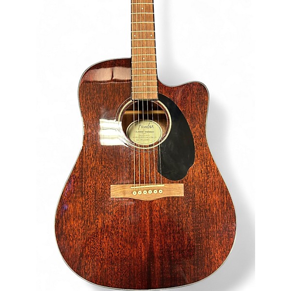 Used Fender CD60SCE Mahogany Mahogany Acoustic Electric Guitar
