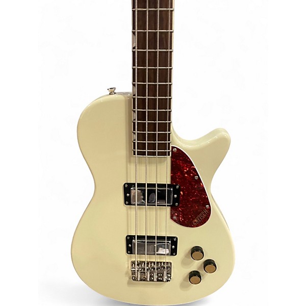 Used Gretsch Guitars STREAMLINER JET CLUB Vintage White Electric Bass Guitar