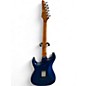Used Ibanez AZ22S1F Standard Transparent Turquoise Burst  Solid Body Electric Guitar