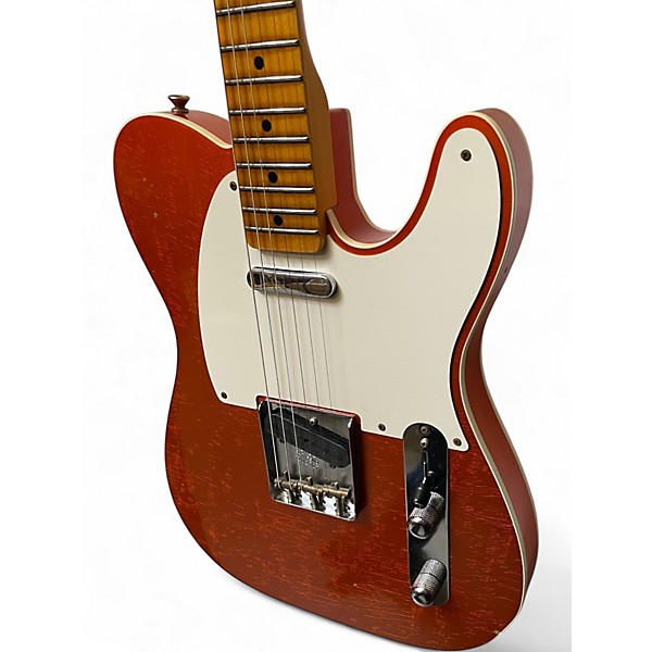 Used Fender Custom Shop S20 LTD 50's Telecaster Custom Journeyman Aged Candy Tangerine Solid Body Electric Guitar