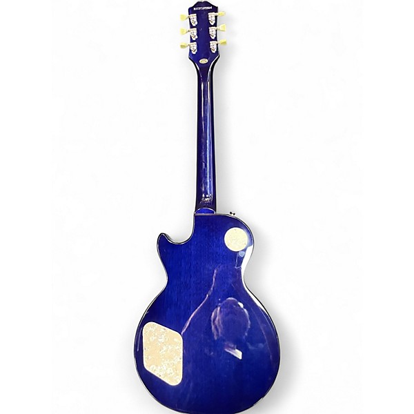 Used Epiphone les paul standard 1960's figuered blue berry burst Solid Body Electric Guitar