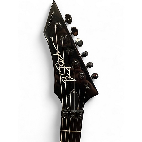Used B.C. Rich NJ Series Warlock Red Crackle Solid Body Electric Guitar