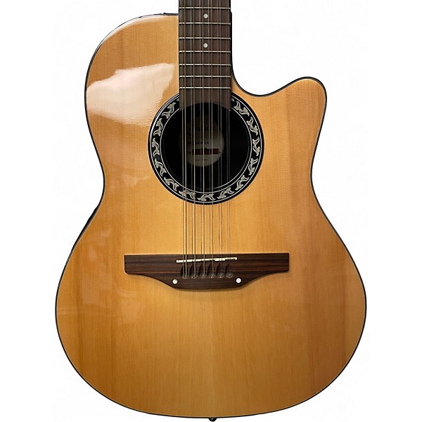 Used Applause AB2412-4 Natural 12 String Acoustic Guitar