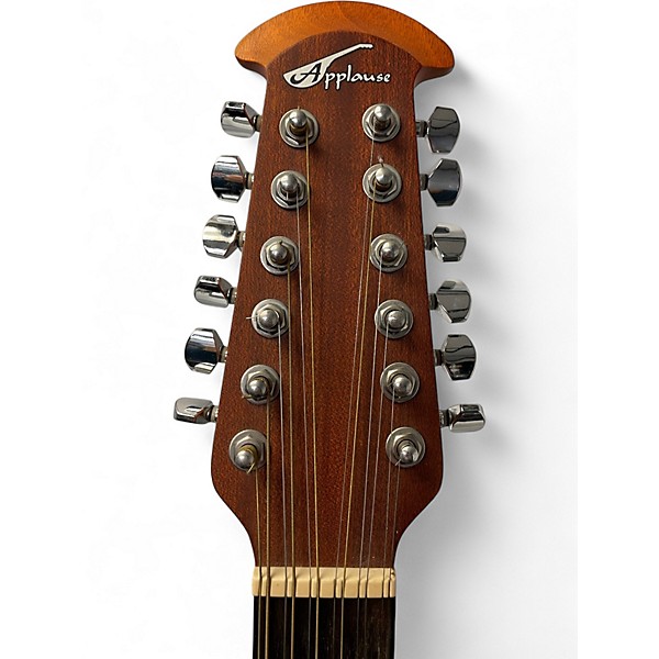 Used Applause AB2412-4 Natural 12 String Acoustic Guitar