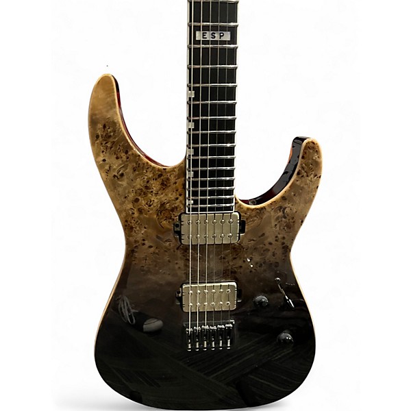 Used ESP E-II M-2 NT Black Natural Fade Solid Body Electric Guitar