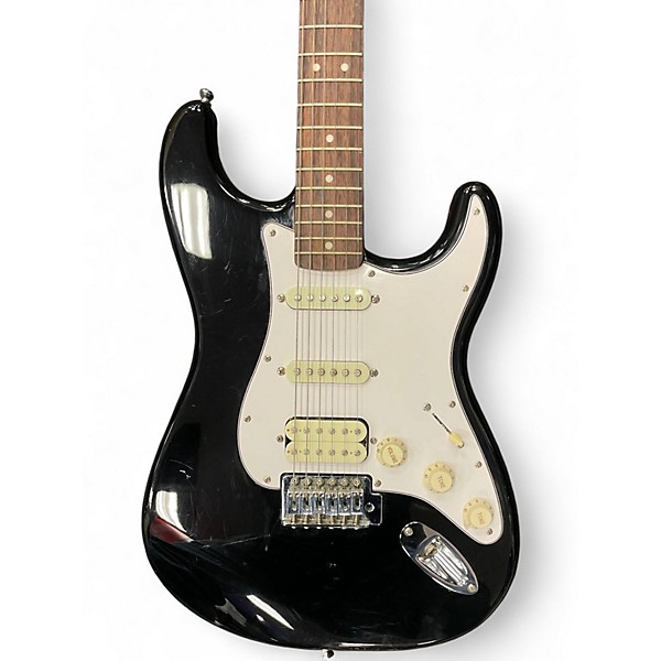 Used Squier Bullet Stratocaster Black Solid Body Electric Guitar