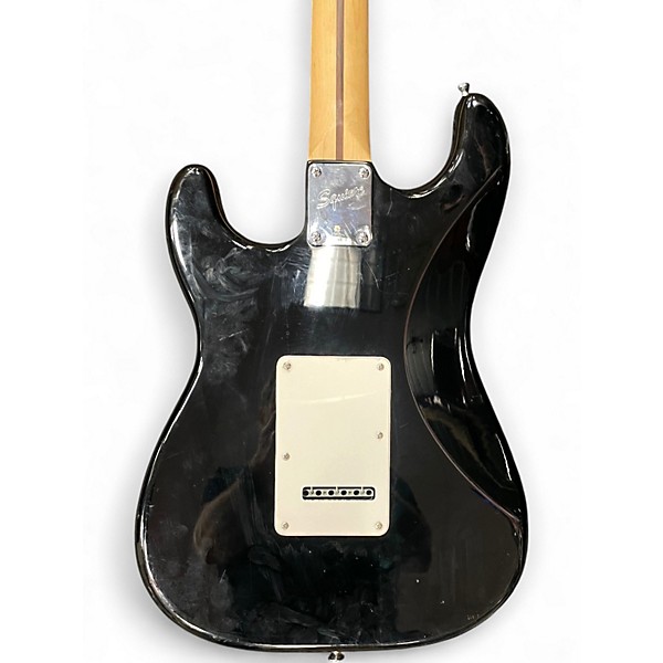 Used Squier Bullet Stratocaster Black Solid Body Electric Guitar