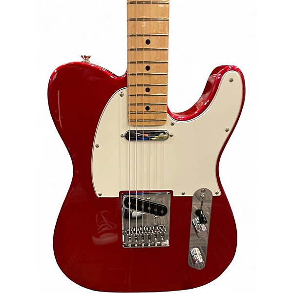 Used Fender Player Telecaster Candy Apple Red Solid Body Electric Guitar