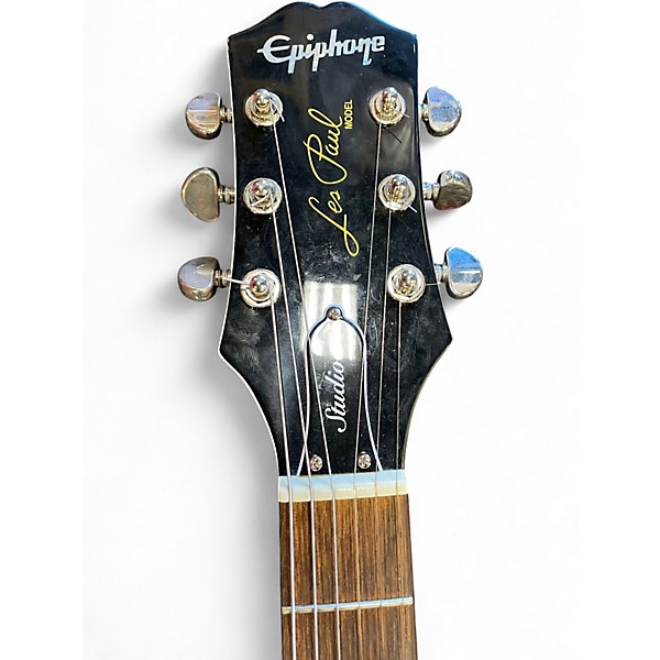 Used Epiphone STUDIO Alpine White Solid Body Electric Guitar
