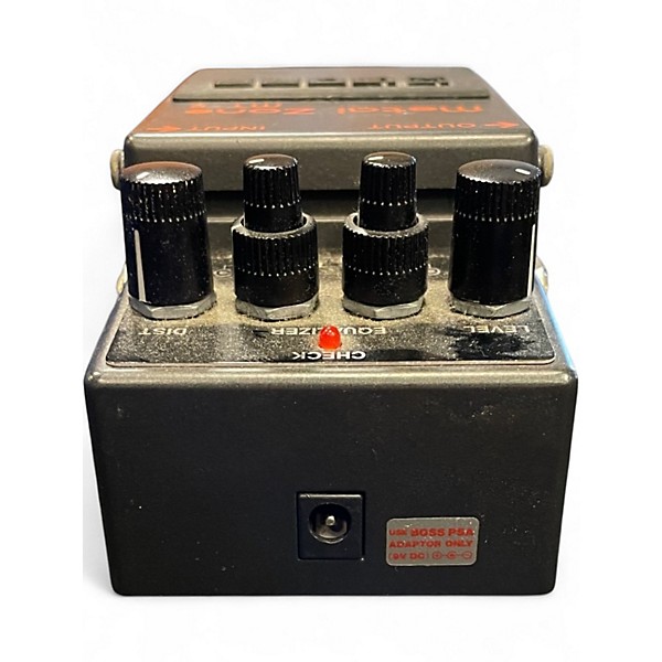 Used BOSS MT2 Metal Zone Distortion Effect Pedal