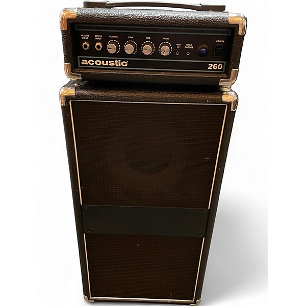 Used Acoustic 260 MKII AMP AND CABINET Bass Amp Head