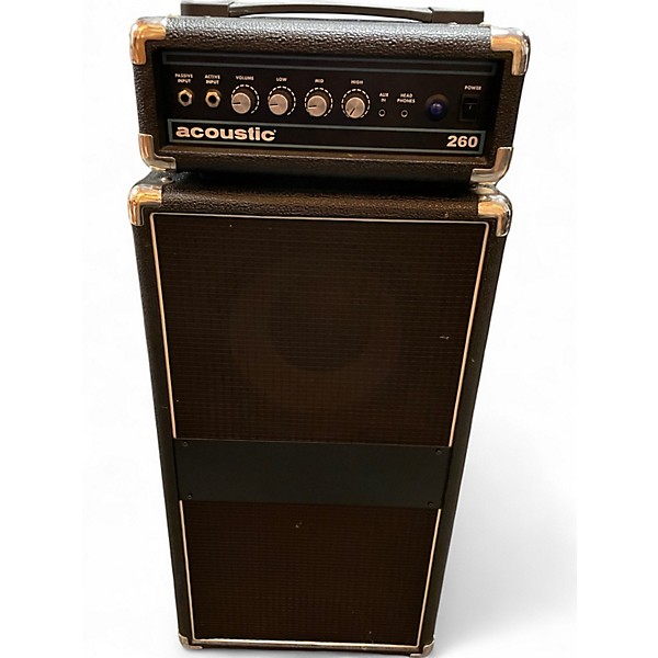 Used Acoustic 260 MKII AMP AND CABINET Bass Amp Head