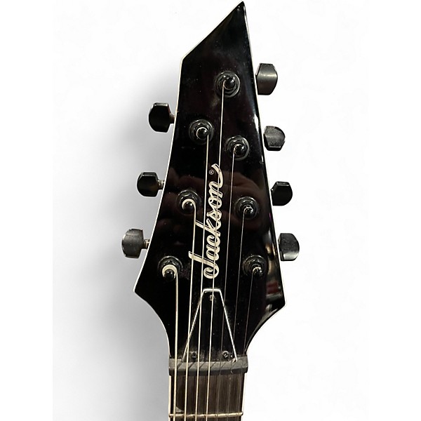 Used Jackson JS22Q7-DKA Trans Black Solid Body Electric Guitar