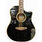 Used Breedlove Black Magic D25 Ebony Acoustic Electric Guitar
