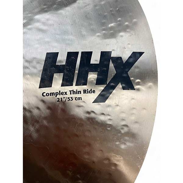 Used SABIAN 21in HHX Complex Thin Ride Cymbal