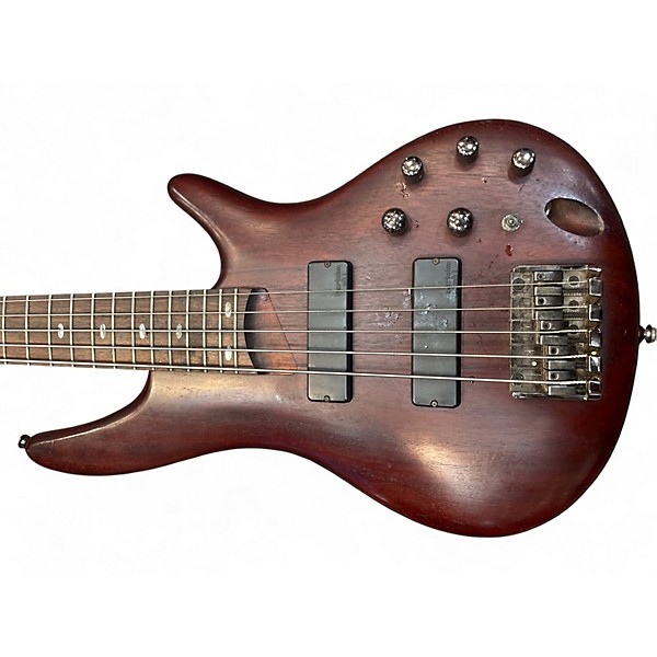 Used Ibanez SR505 5 String Mahogany Electric Bass Guitar
