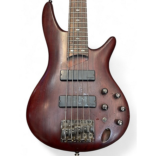 Used Ibanez SR505 5 String Mahogany Electric Bass Guitar