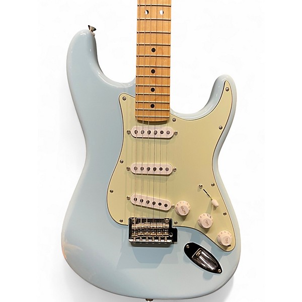 Used 2022 Fender Player Tex-Mex Stratocaster Limited-Edition Sonic Blue Solid Body Electric Guitar