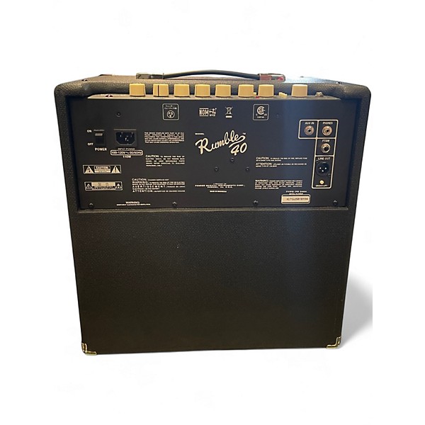 Used Fender Rumble V3 40W 1x10 Bass Combo Amp